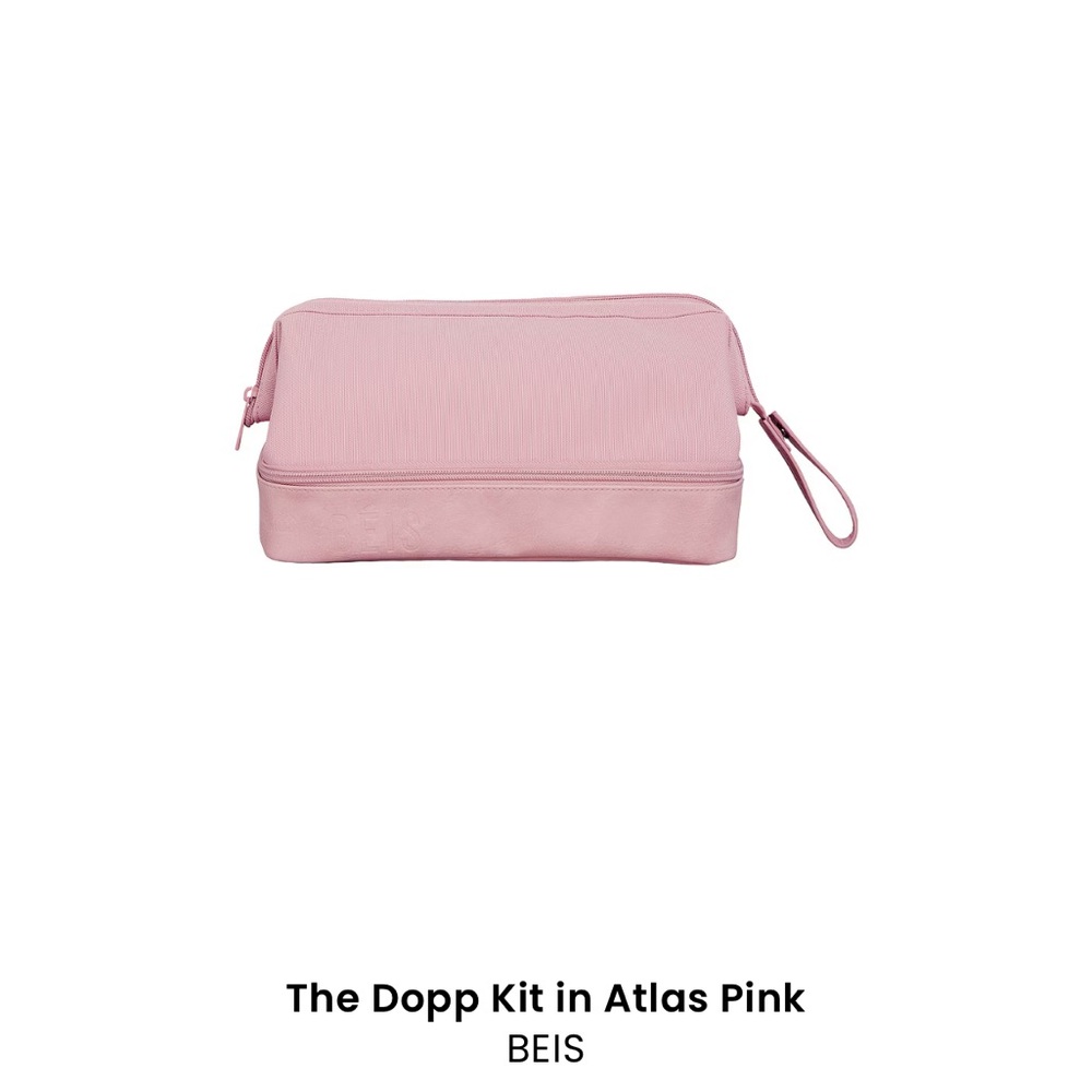 BEIS Atlas Pink Dopp Kit